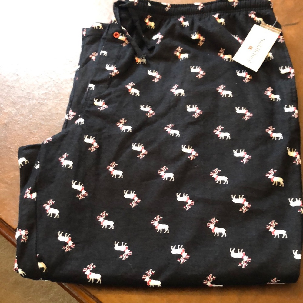 NWT Saddlebred Reindeer Flannel pajama pants